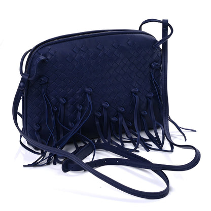 Bottega Veneta Fringe Nodini Crossbody Bag Baltic Blue 2 of 8
