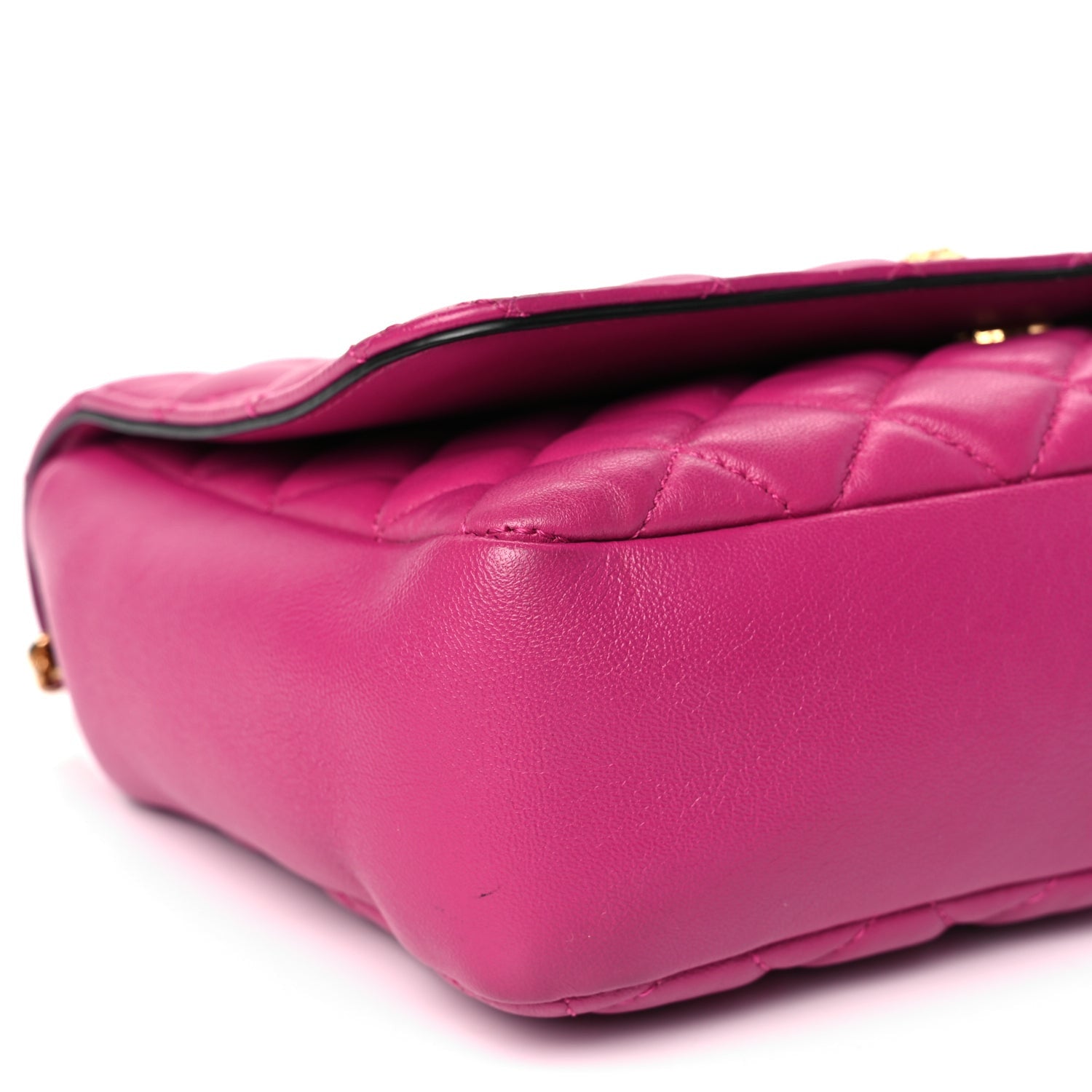 Versace Nappa Quilted Medusa Chain Crossbody Pink 7 of 8