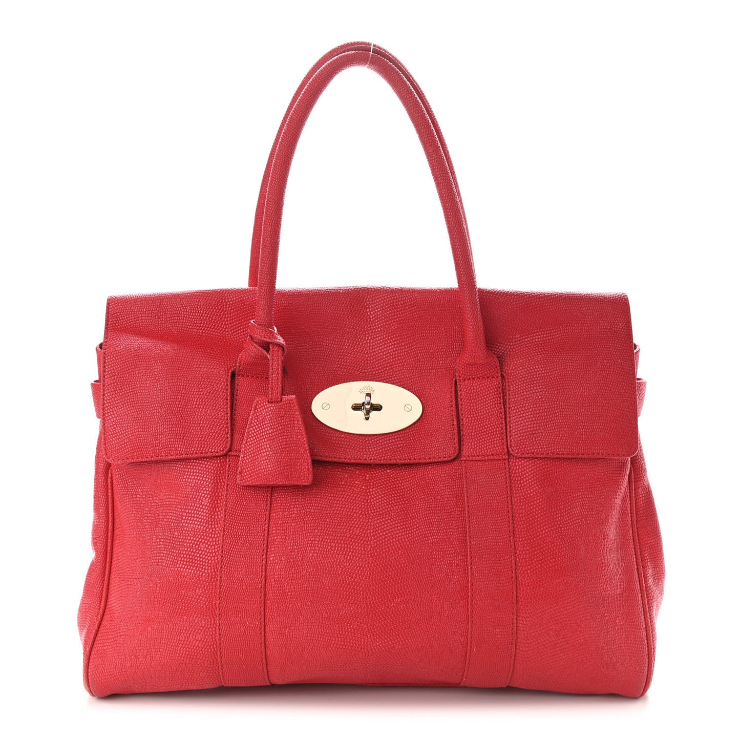 Lizard Embossed Calfskin Bayswater Red