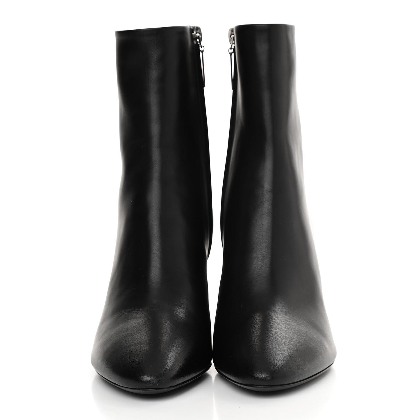 Nappa Vendome Loulou Ankle Zip Boot 38 Black