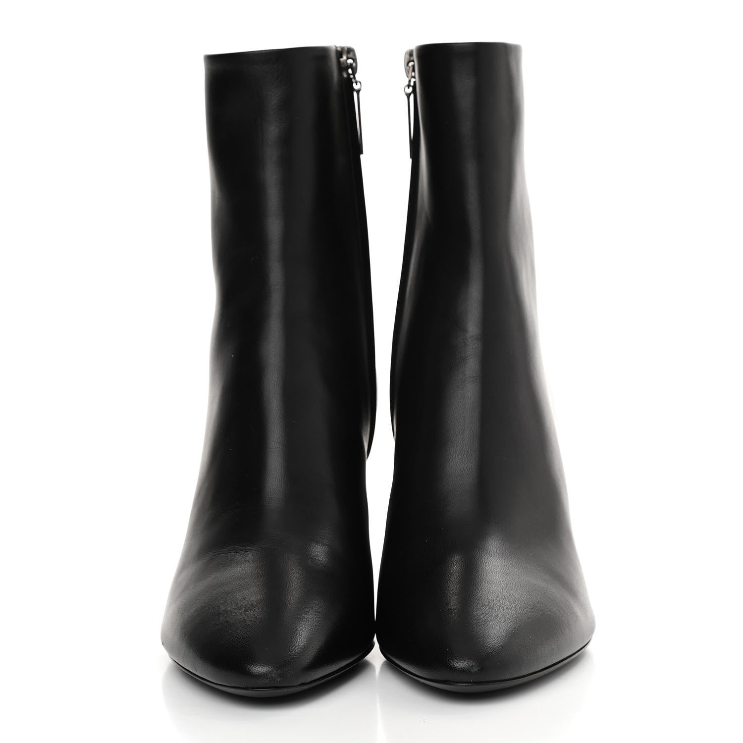 Saint Laurent Nappa Vendome Loulou Ankle Zip Boot 38 Black 2 of 8
