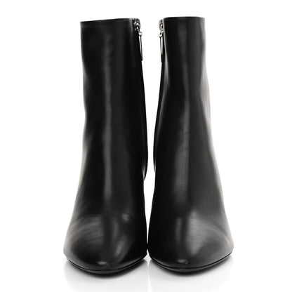 Saint Laurent Nappa Vendome Loulou Ankle Zip Boot 38 Black 2 of 8