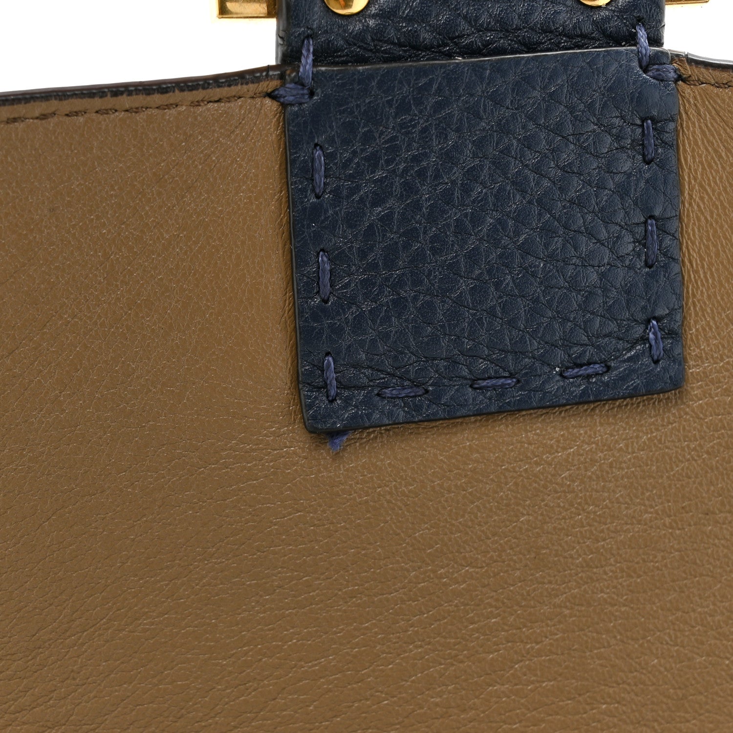 Fendi Cuoio Romano Selleria Baguette Indaco 13 of 14