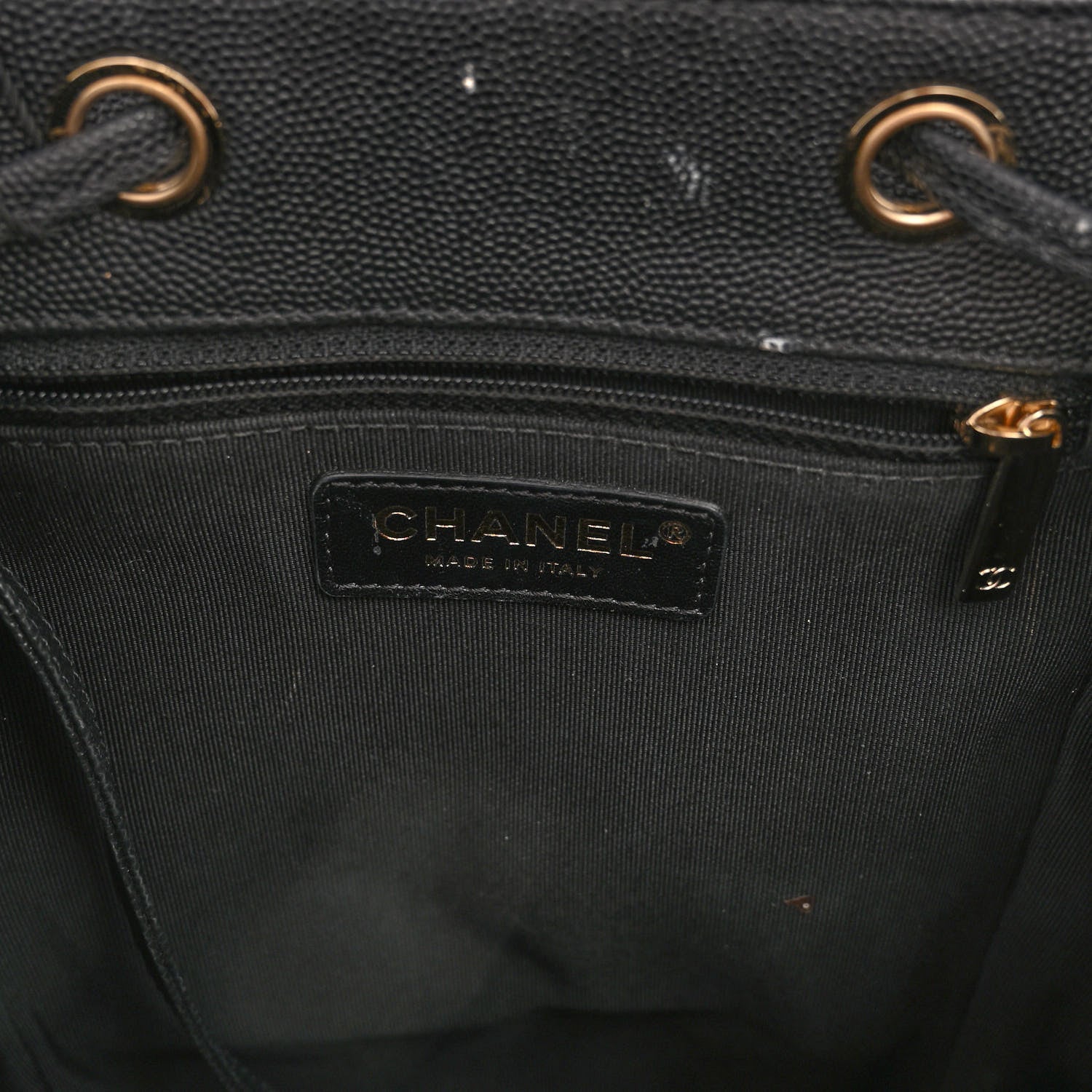 Chanel Caviar Quilted Backpack Bag Black 6 of 9