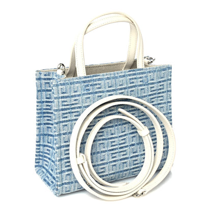 Givenchy Washed Denim Mini G Shopping Tote  Blue 2 of 8