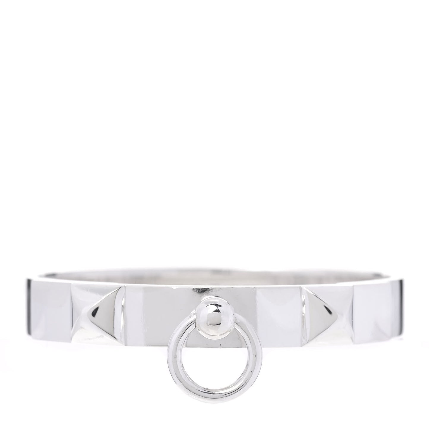 Sterling Silver PM Collier De Chien Bracelet ST