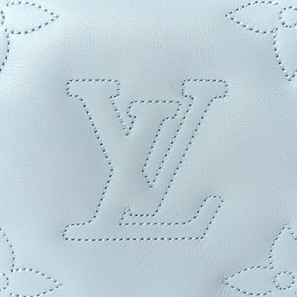 Louis Vuitton Calfskin Bubblegram Wallet On Strap Ice Blue 6 of 8