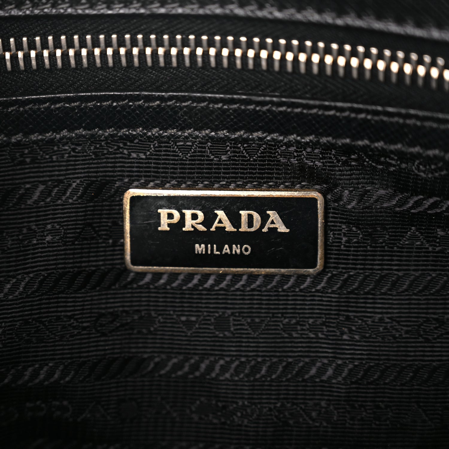 Prada Saffiano Small Galleria Double Zip Tote Black 5 of 9