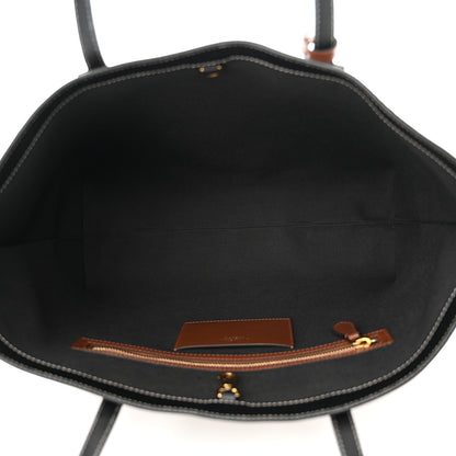 Burberry E-Canvas Check Medium Soft TB Tote Dark Birch Brown 4 of 8