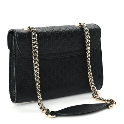 Gucci Microguccissima Mini Emily Shoulder Bag Black 2 of 8