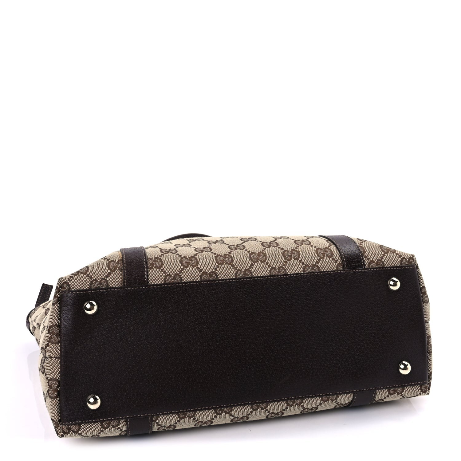 Gucci Monogram Medium Abbey Tote Dark Brown 3 of 8