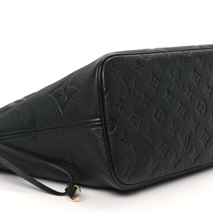 Louis Vuitton Empreinte Monogram Giant Neverfull MM Black 9 of 11