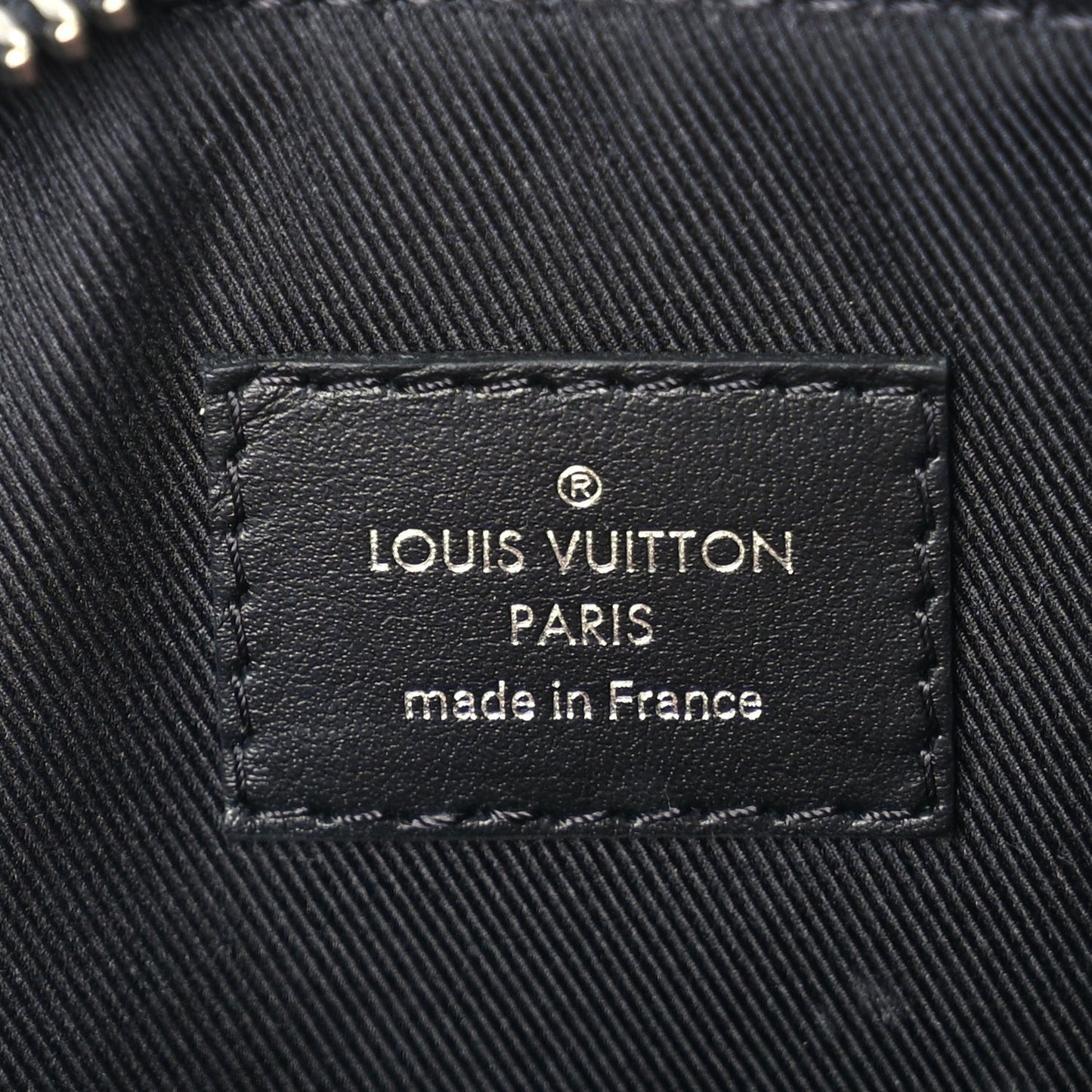 Reverse Monogram Eclipse Keepall XS Black