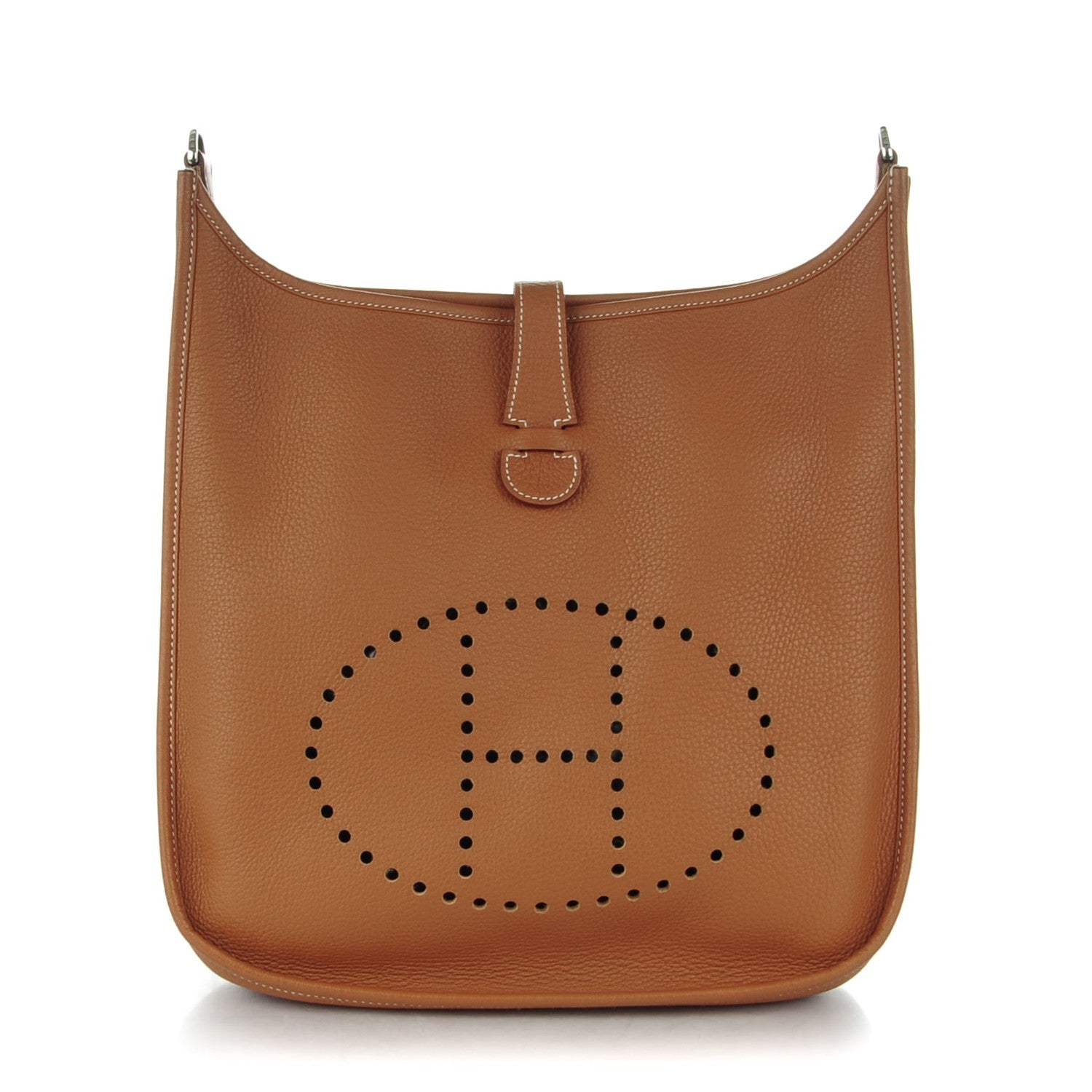 Hermes Taurillon Clemence Evelyne III GM Gold 1 of 7