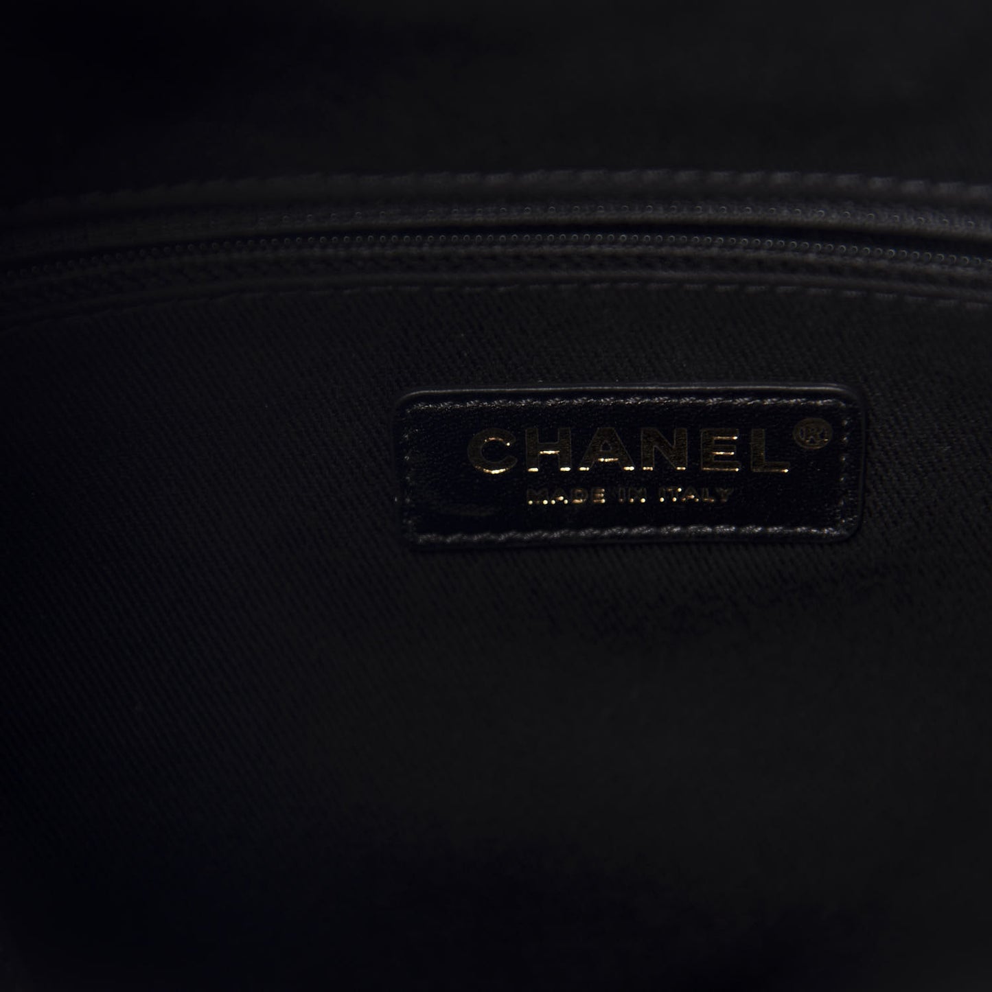 Mixed Fibers Stripe Deauville Drawstring Bag Black