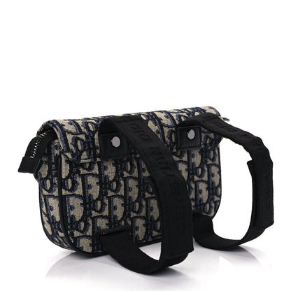 Christian Dior Oblique Arm Pouch Blue 2 of 9