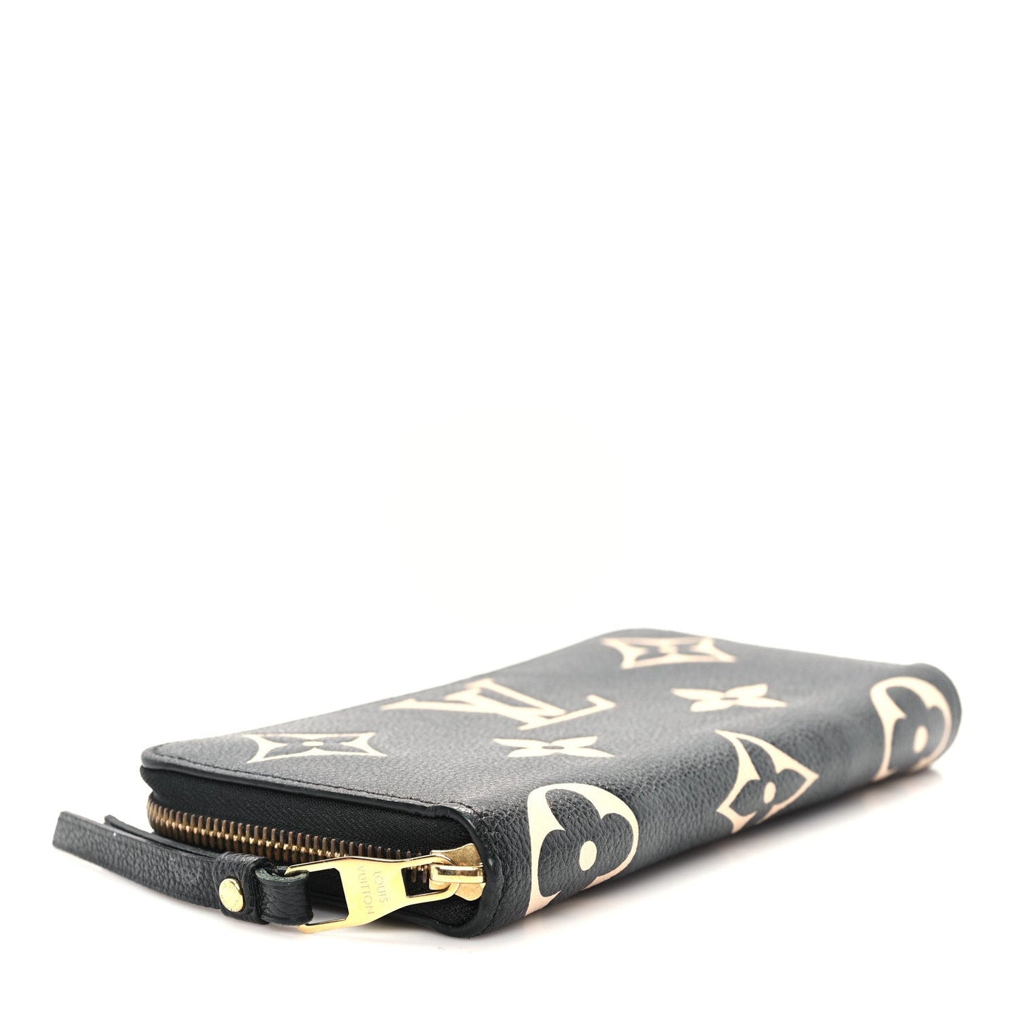 Empreinte Monogram Giant Zippy Wallet Black Beige