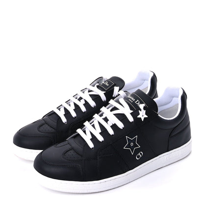 Christian Dior Calfskin Dior Star Ors Low Top Sneakers 39  Black 3 of 9