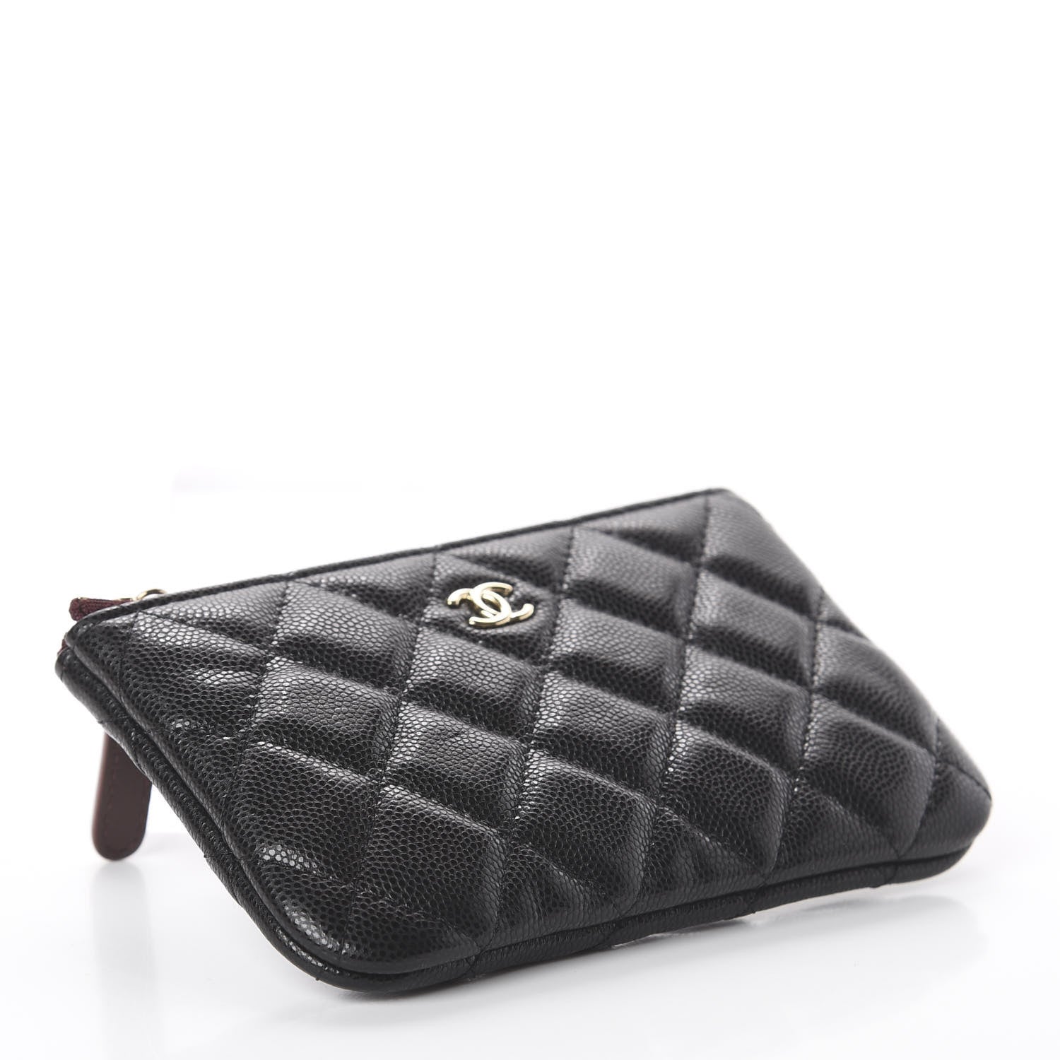 Chanel Caviar Quilted Small Cosmetic Case Black 3 of 6