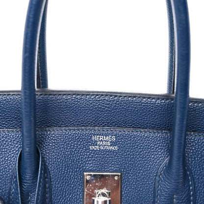 Hermes Togo Birkin 35  Bleu de Prusse 5 of 9
