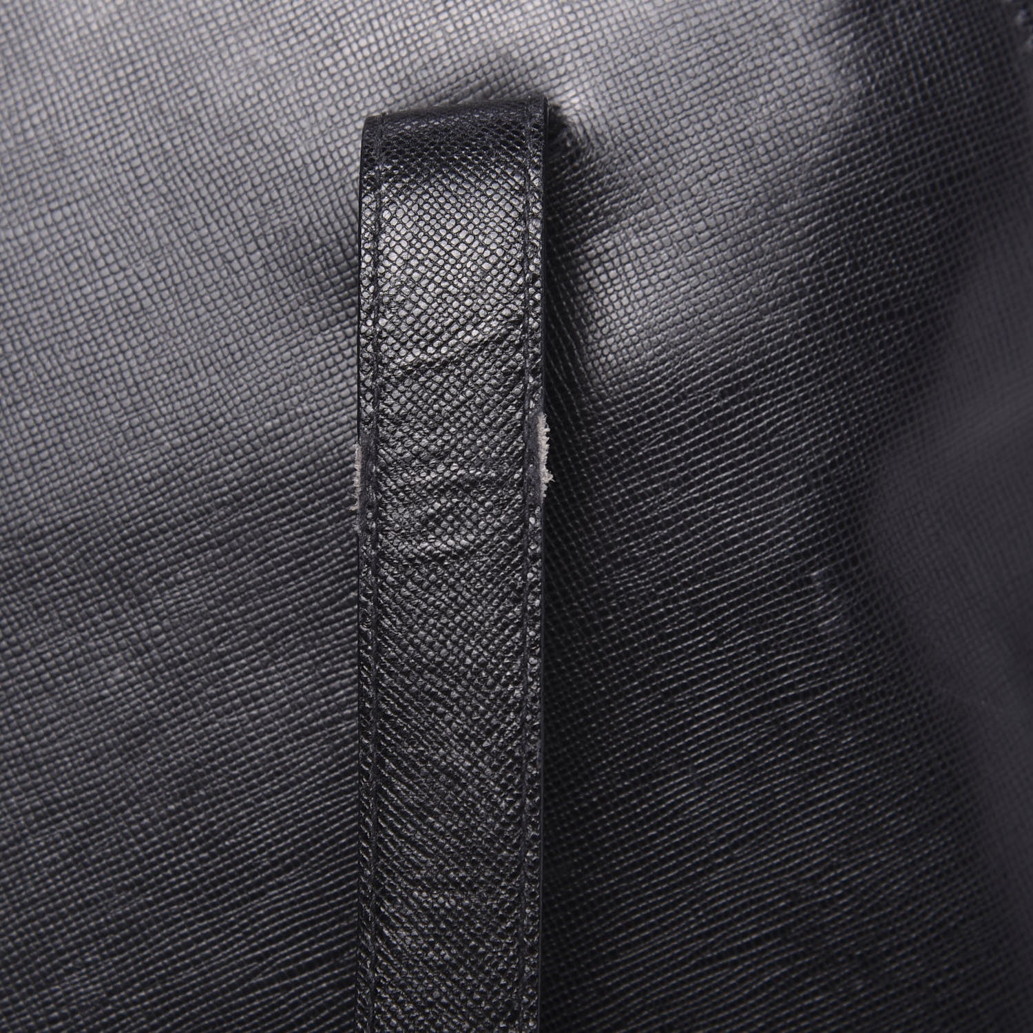 Prada Saffiano Top Handle Dome Satchel Black 11 of 11