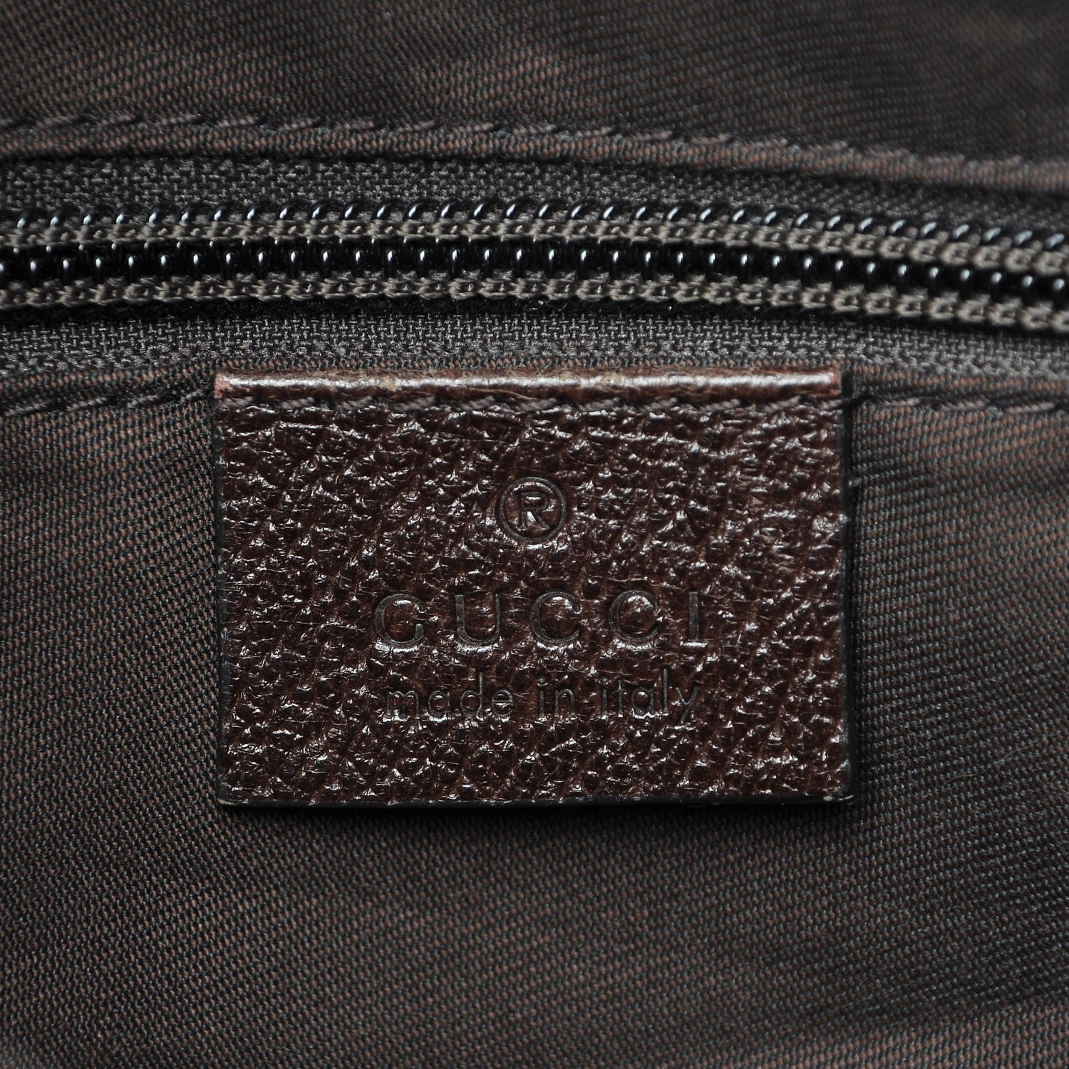 Gucci Monogram Web Medium Half Moon Hobo Dark Brown 6 of 8