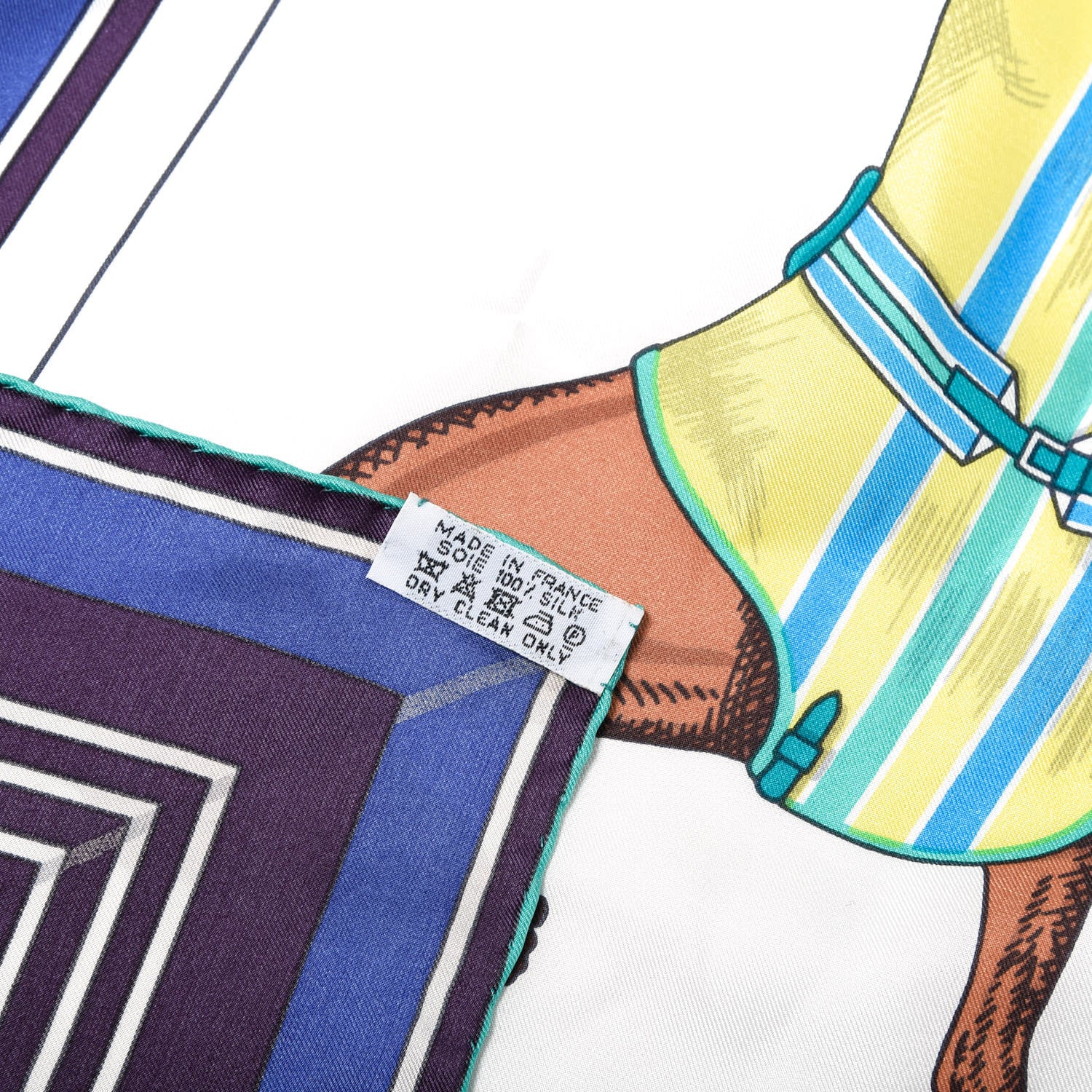 Hermes Silk Couvertures Et Tenues de Jour Scarf 140 7 of 7