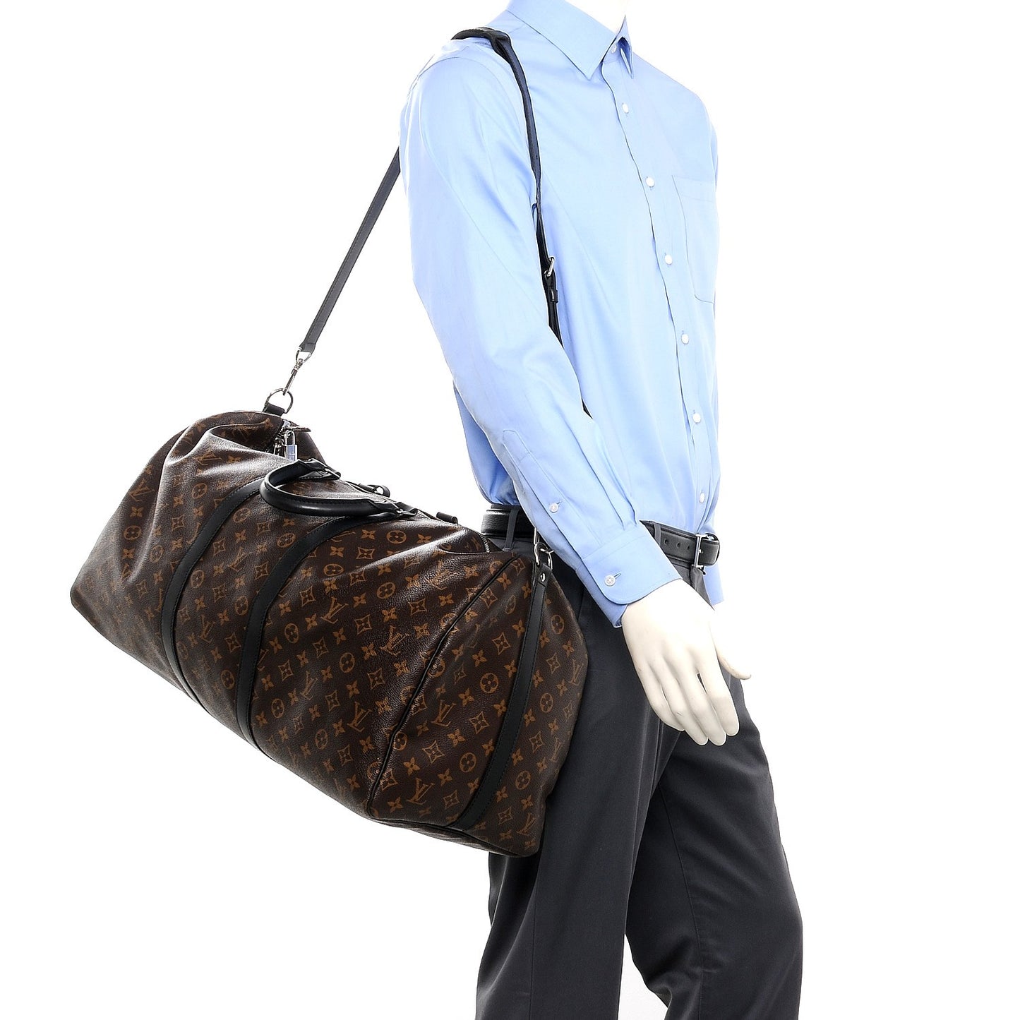 Monogram Macassar Keepall Bandouliere 55