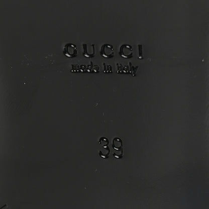 Gucci Crystal Canvas GG Monogram Nappa Womens Princetown Slippers 39 6 Rosso Ancora 7 of 7