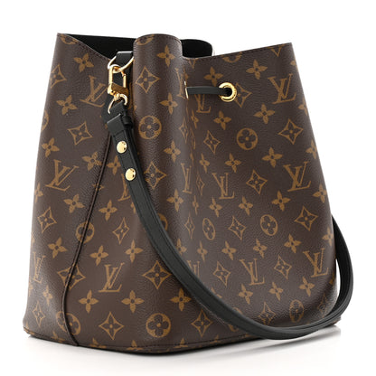 Louis Vuitton Monogram Neonoe MM Black 3 of 12