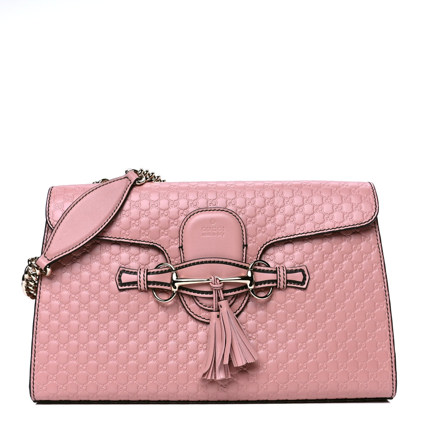 Microguccissima Medium Emily Chain Shoulder Bag Soft Pink