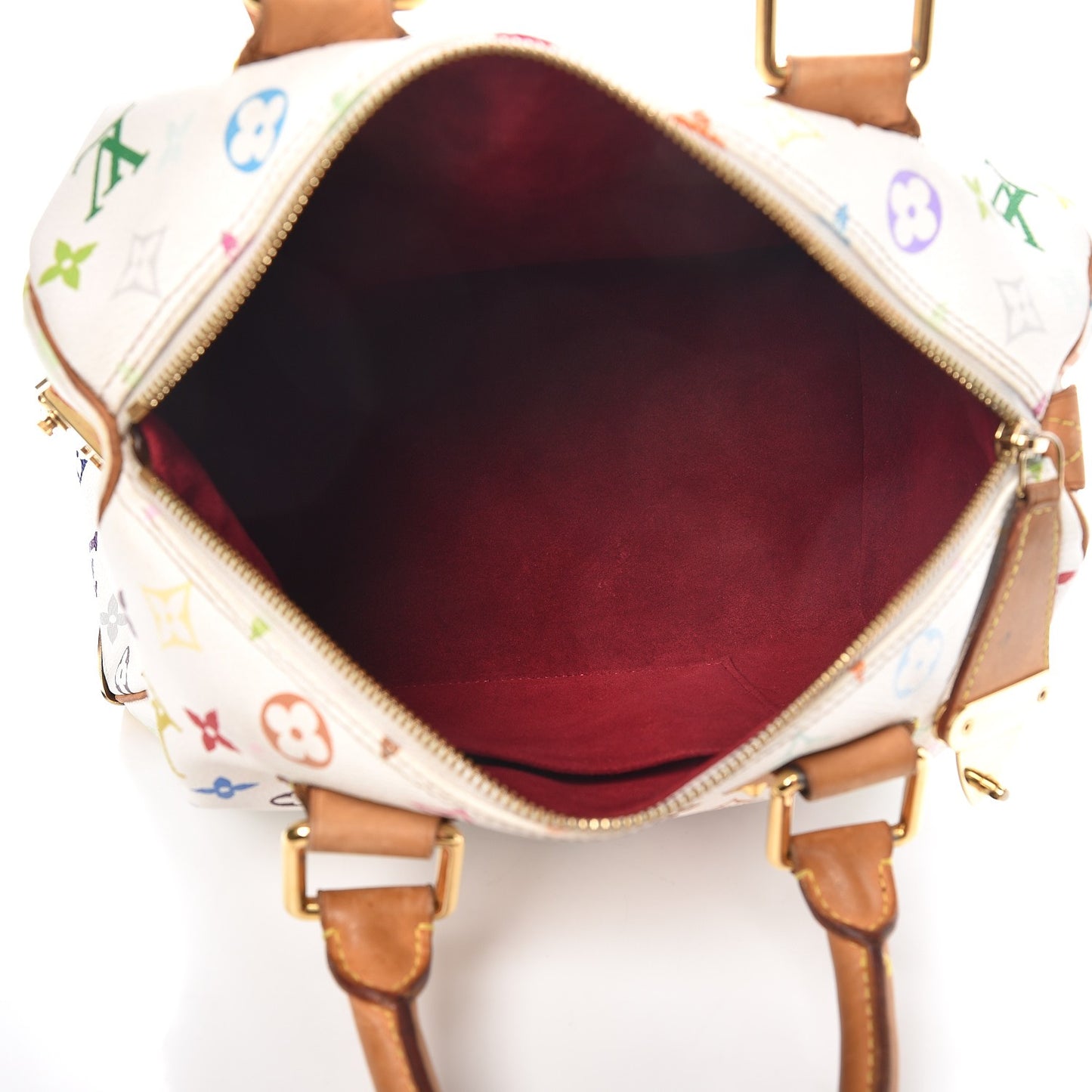 Monogram Multicolor Speedy 30 White