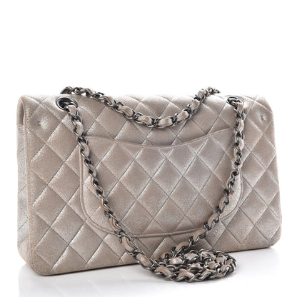 Chanel Iridescent Calfskin Medium Double Flap Light Gold 3 of 10