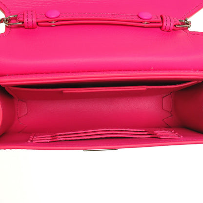 Givenchy Calfskin Bow Cut Chain Wallet Neon Pink 6 of 6