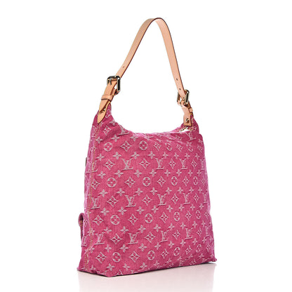 Louis Vuitton Denim Baggy GM Fuchsia 3 of 9