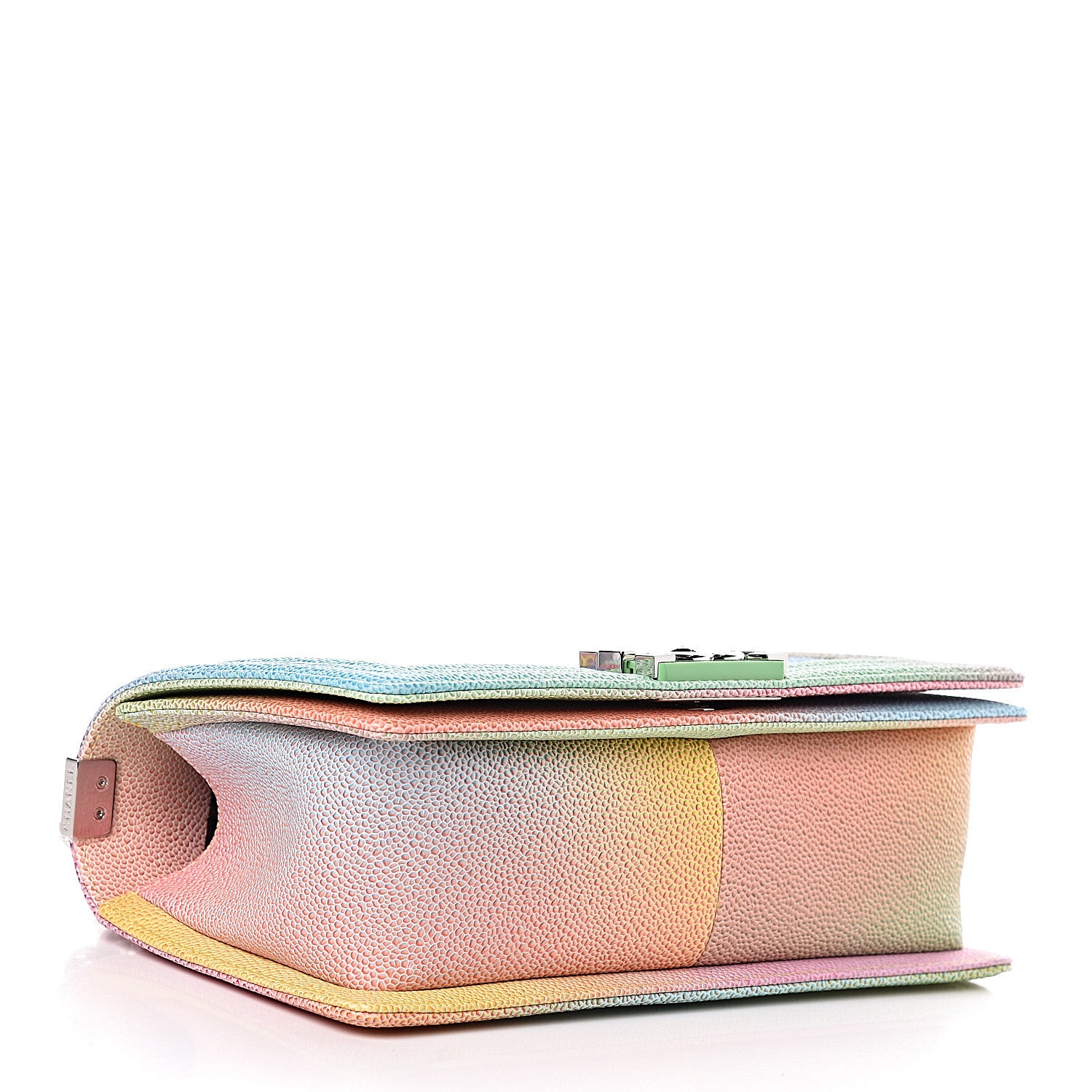 Chanel Caviar Quilted Medium Cuba Rainbow Boy Flap Multicolor 4 of 10