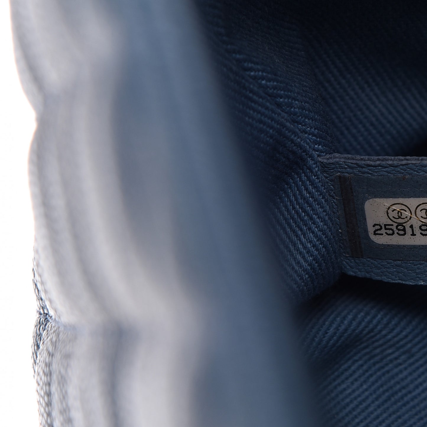 Caviar Quilted Small Coco Handle Flap Blue