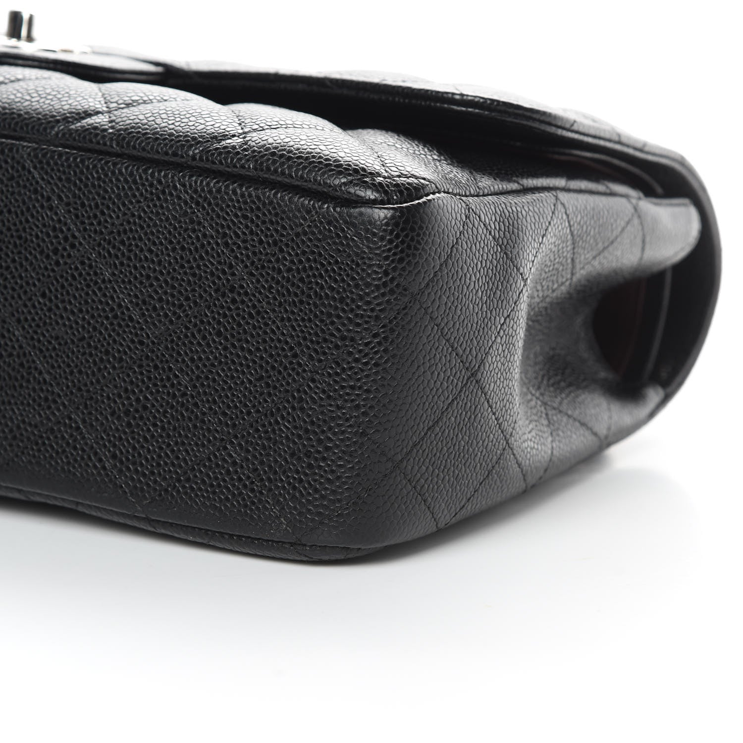 Chanel Caviar Quilted Jumbo Double Flap Black 10 of 16