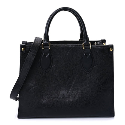 Louis Vuitton Empreinte Monogram Giant Onthego PM Black 1 of 8