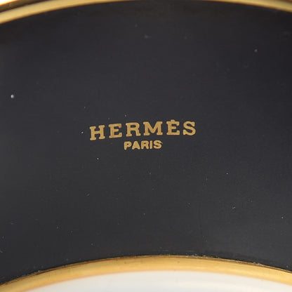 Hermes Enamel Printed Extra Wide Flacons Bracelet 70 4 of 8