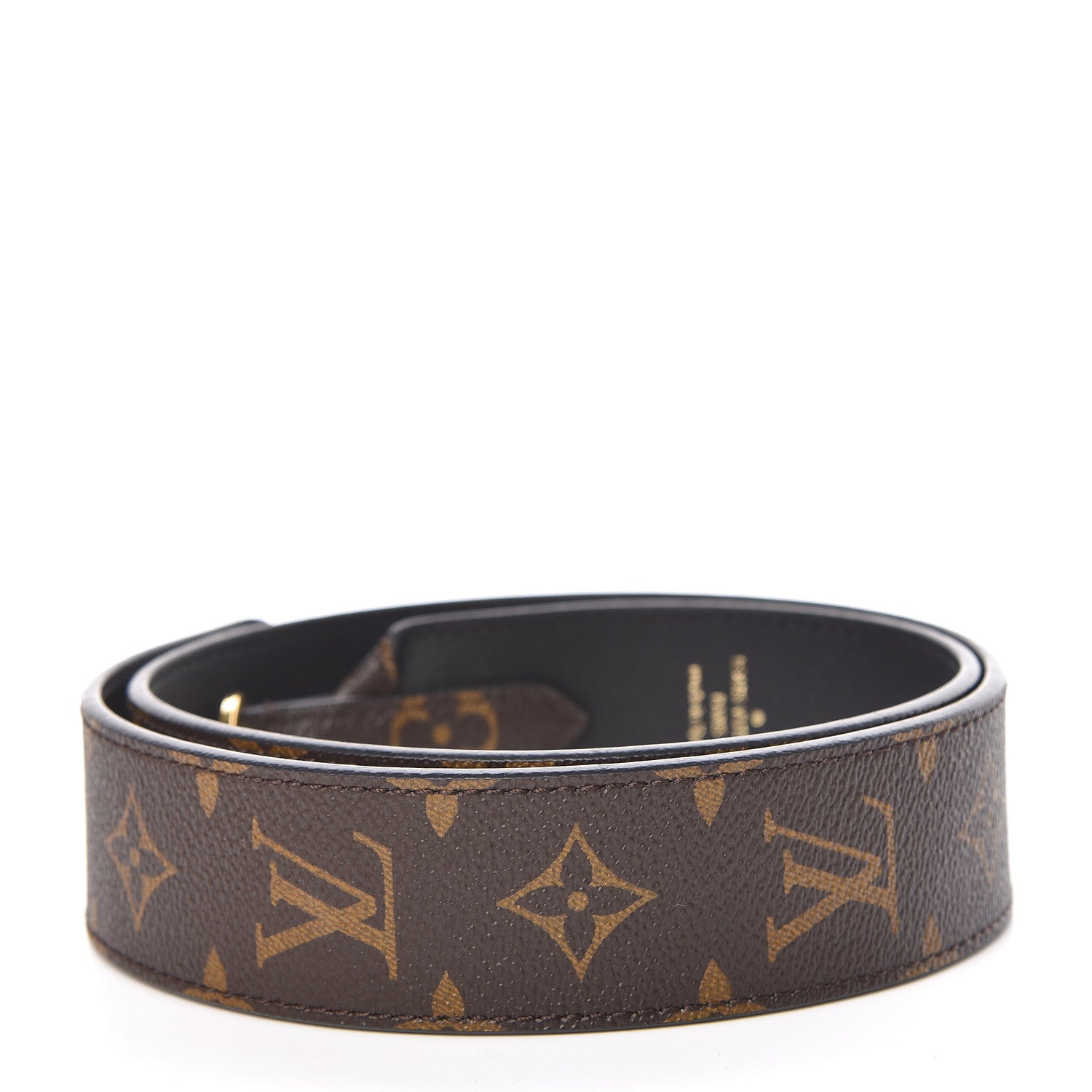 Louis Vuitton Monogram Bandouliere Shoulder Strap Black 2 of 7