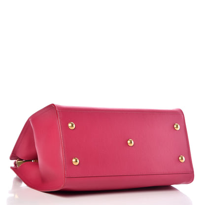 Saint Laurent Calfskin Small Classic Y Cabas Fuchsia 4 of 14