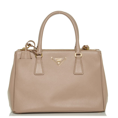 Prada Saffiano Small Galleria Double Zip Tote Cammeo 1 of 6