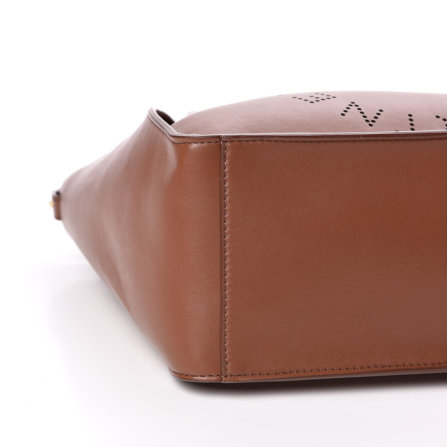 Eco Alter Nappa Perforated Logo Satchel Cinnamon