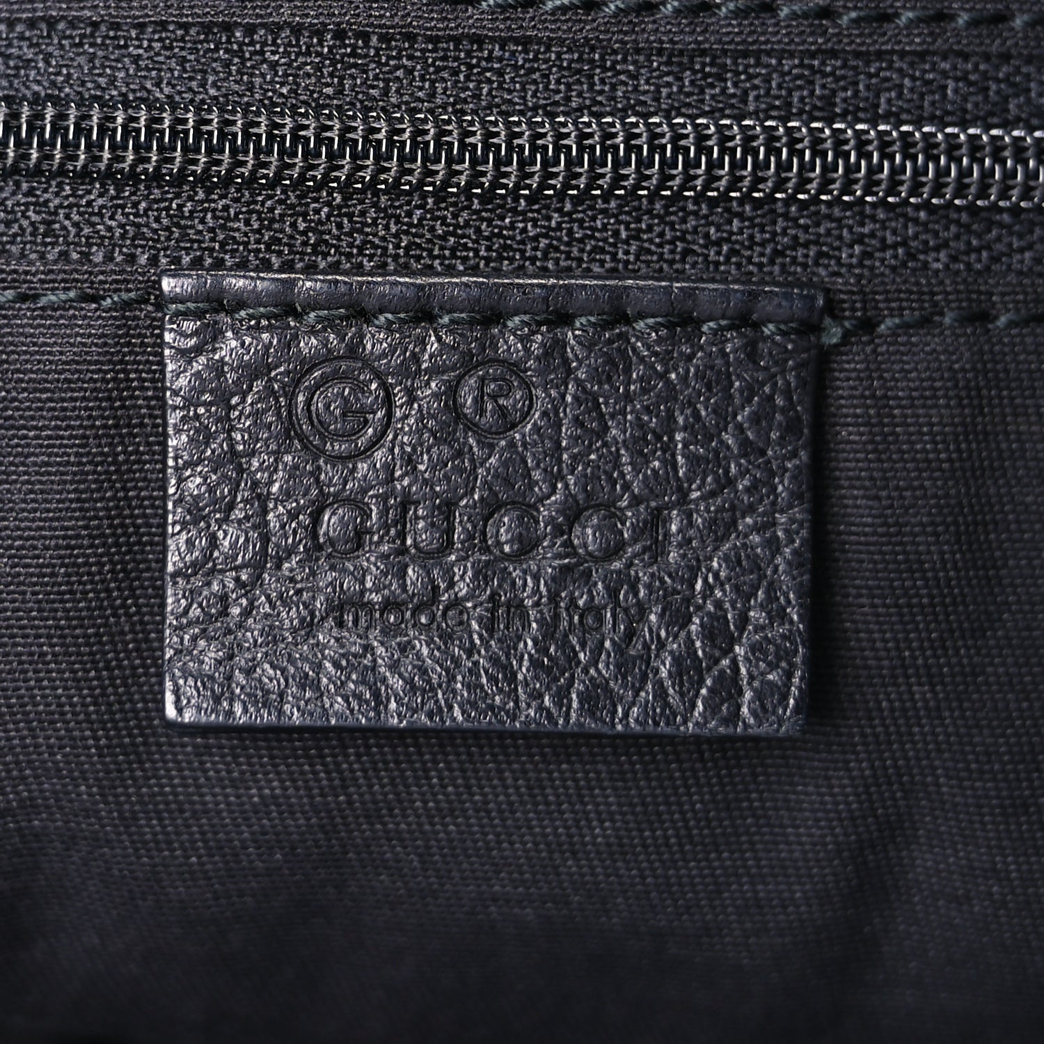 Gucci Denim Monogram Medium Handle Vertical Tote Black 5 of 8