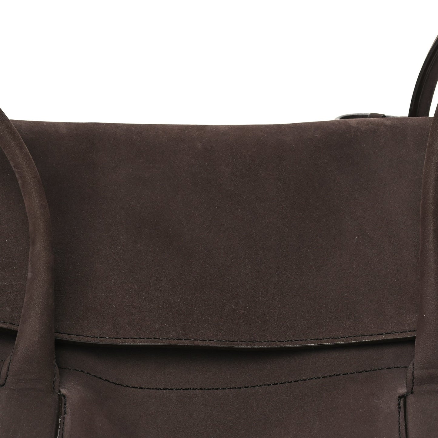 Nubuck Small Soft Bayswater Satchel Ebony