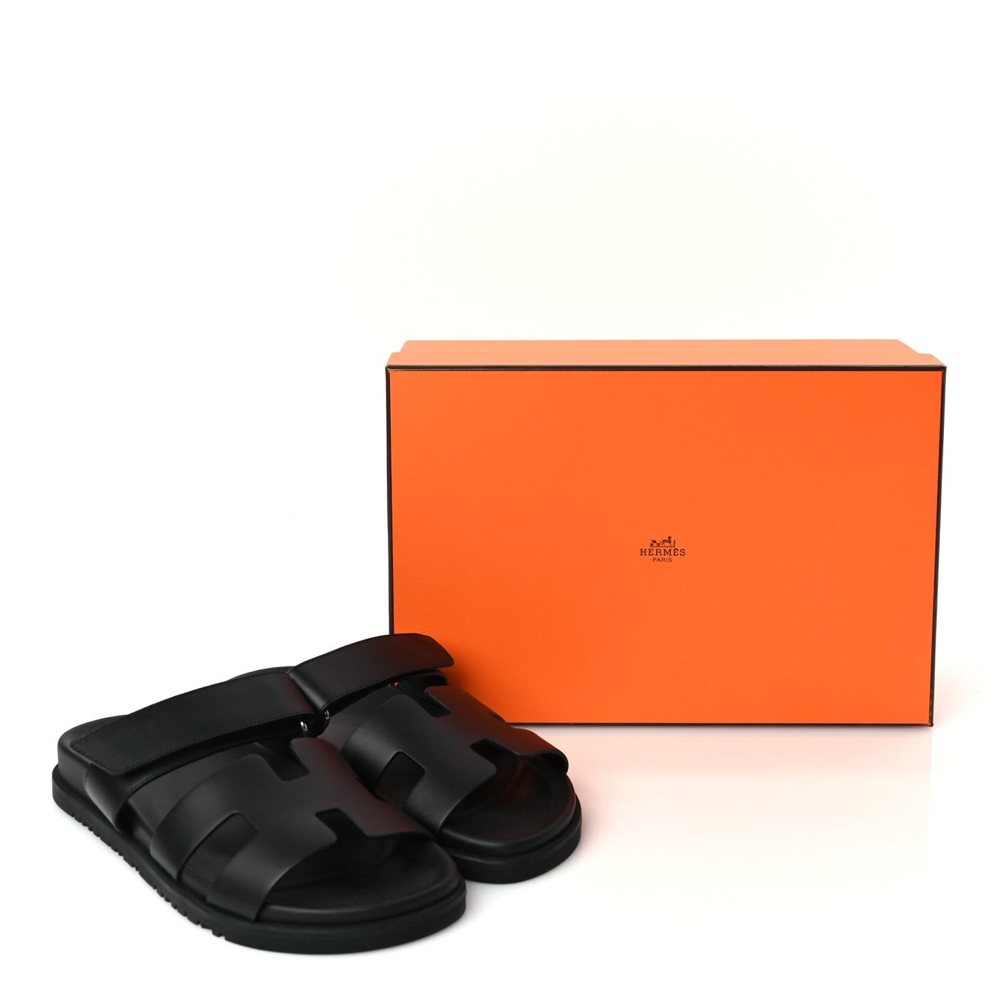 Calfskin Womens Chypre Sandals 38.5 Black