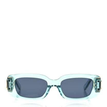 Louis Vuitton Acetate S Lock Cat Eye Sunglasses Z2818W  Crystal Blue 2 of 7