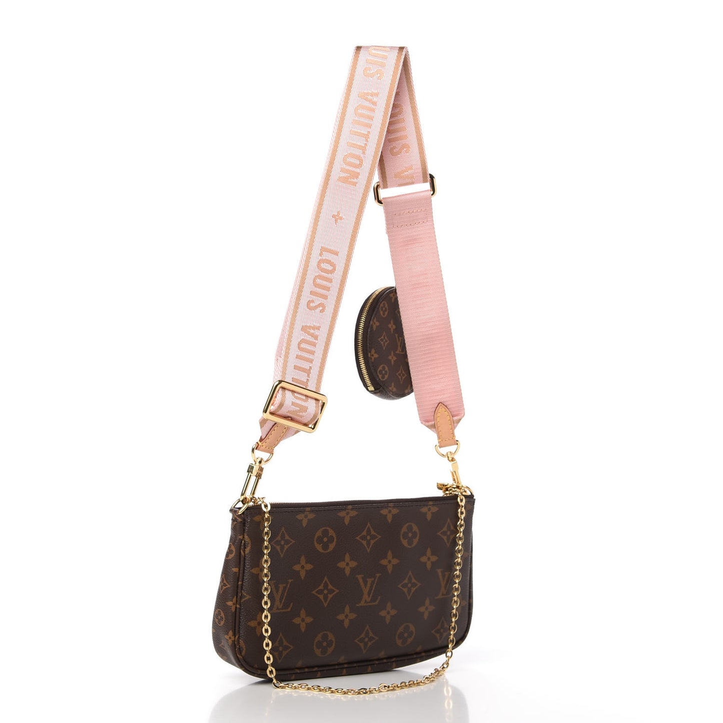 Monogram Multi Pochette Accessories Rose Clair