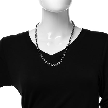 Gucci Sterling Silver Interlocking GG Chain Necklace 2 of 6
